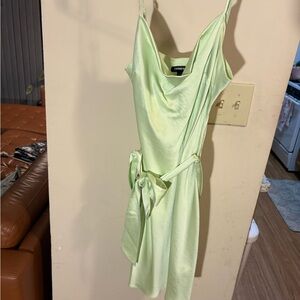 Express Light Green Mini Dress